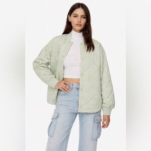 ARITZIA Wilfred - Pavant Quilted Jacket | Sage green